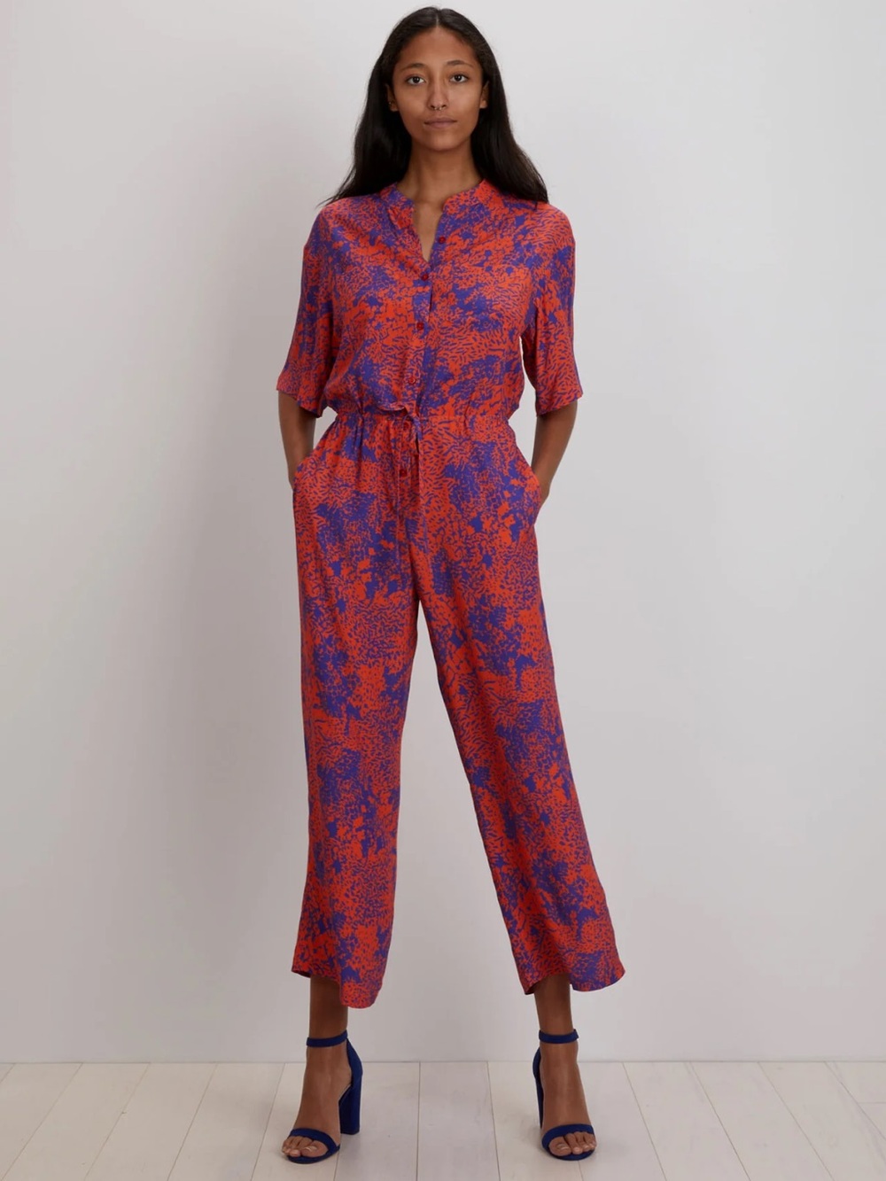 The Kit Issa Jumpsuit | Orange Complication, XS